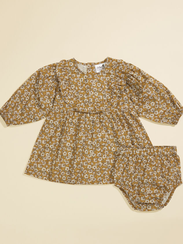 Edith Sunflower Dress Set Detail 2 - TULLABEE