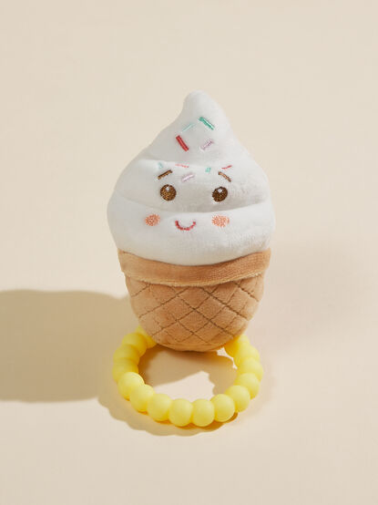 Ice Cream Cone Rattle - TULLABEE