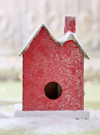 Little Red House Christmas Village Detail 2 - TULLABEE