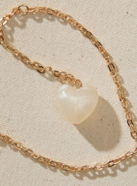 Love Stone Charm Necklace Detail 3 - TULLABEE