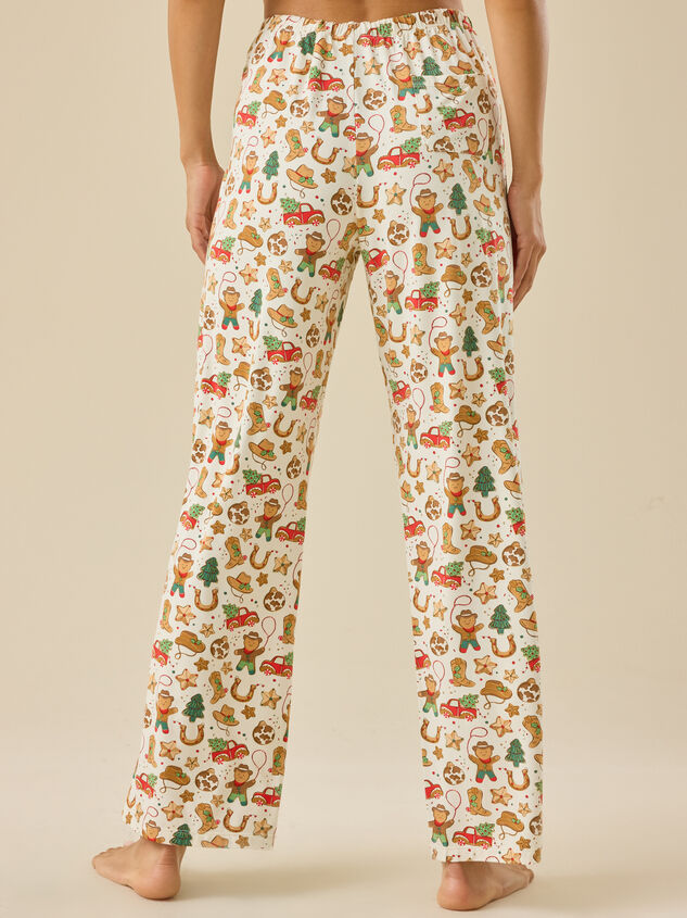 Cowboy Christmas Pant Detail 5 - TULLABEE
