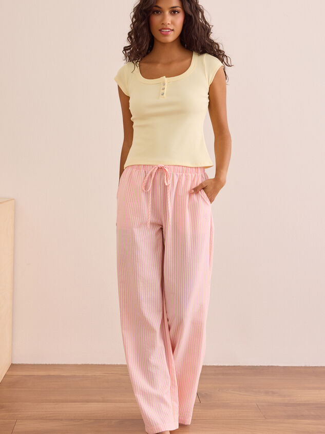 Verve Henley Short Sleeve Tee Detail 3 - TULLABEE