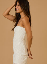 Blakely Strapless Mini Dress Detail 4 - TULLABEE