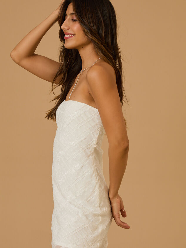 Blakely Strapless Mini Dress Detail 4 - TULLABEE