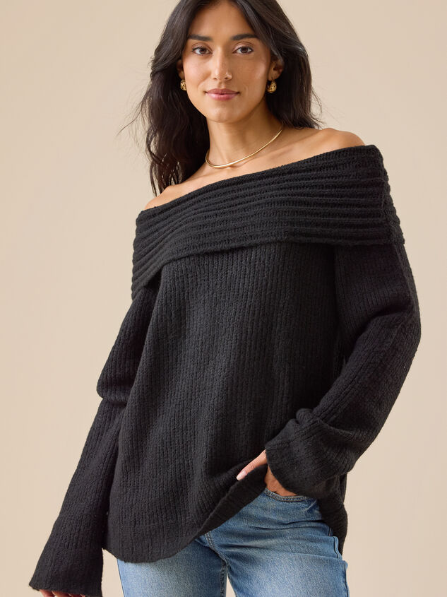 Sylvia Off Shoulder Sweater - TULLABEE