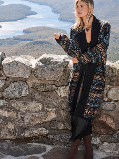 Nina Fair Isle Duster - TULLABEE