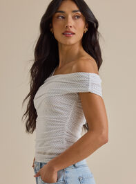 Kristin Asymmetrical Top Detail 3 - TULLABEE