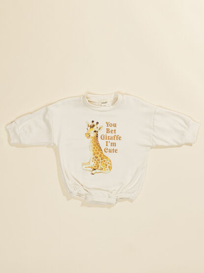 You Bet Giraffe Romper - TULLABEE