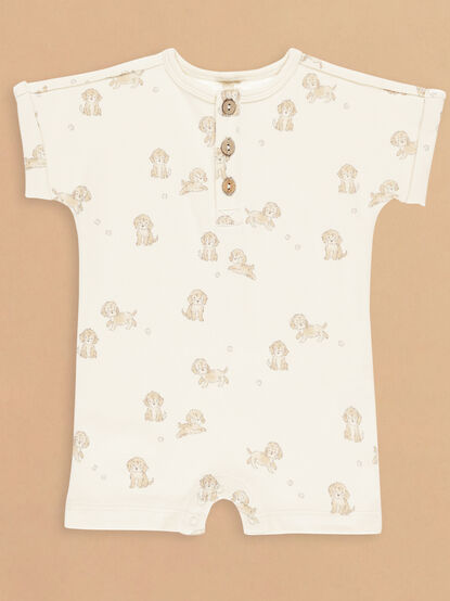Playful Pups Romper by Quincy Mae - TULLABEE