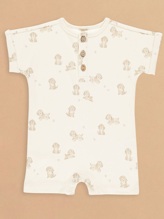 Playful Pups Romper by Quincy Mae - TULLABEE