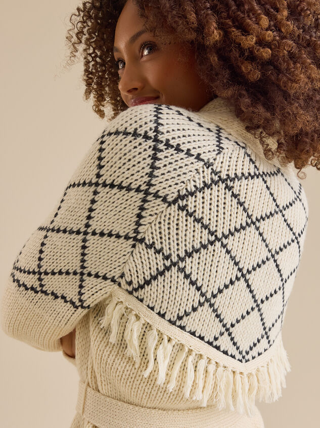 Wanda Belted Cardigan Detail 5 - TULLABEE