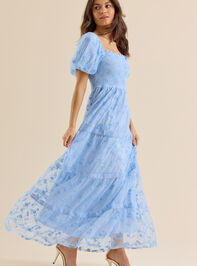 Enoa Floral Maxi Dress Detail 3 - TULLABEE