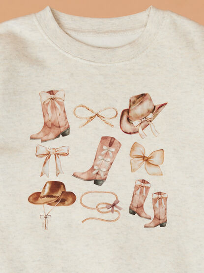 Cowgirl Cutie Sweatshirt - TULLABEE