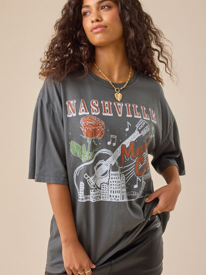 Nashville Music City Graphic Tee - TULLABEE