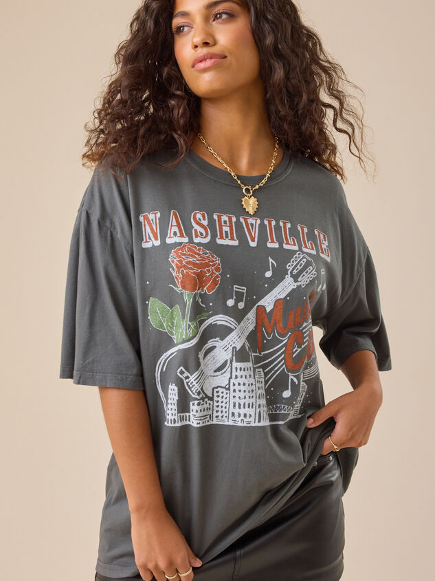 Nashville Music City Graphic Tee - TULLABEE