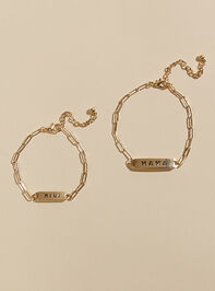 Mama & Mini Paperclip Bracelet Set - TULLABEE