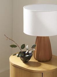 Iris Terracotta Table Lamp Detail 2 - TULLABEE