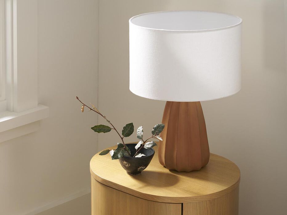 Iris Terracotta Table Lamp - TULLABEE - 