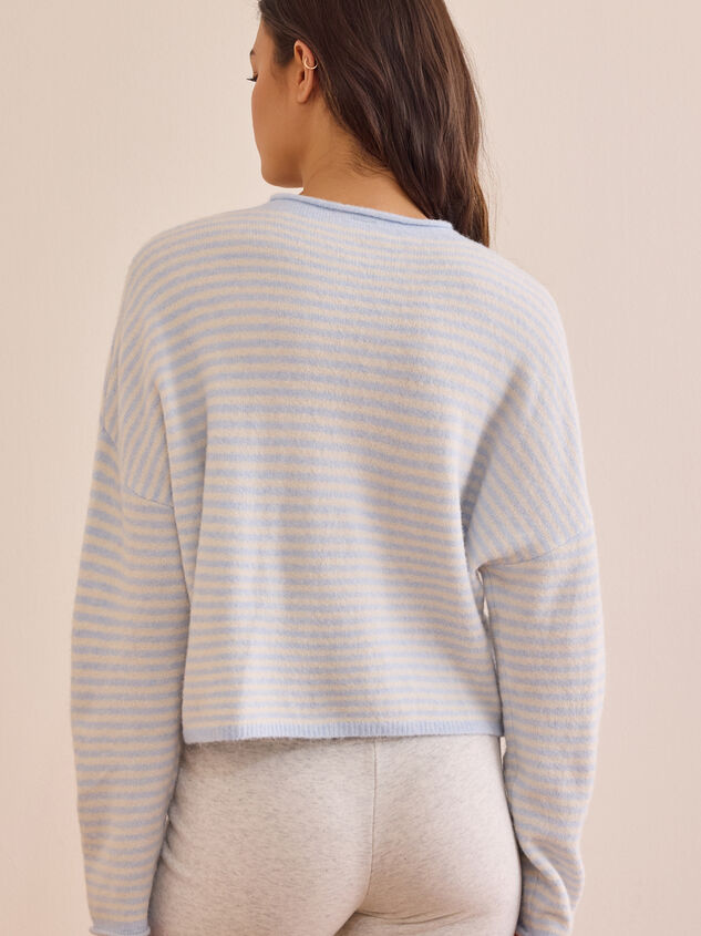 Reformer Striped Cardigan Detail 4 - TULLABEE