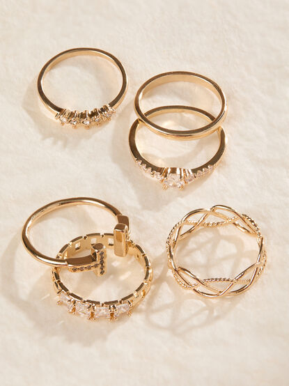 Golden Hour Ring Set - TULLABEE
