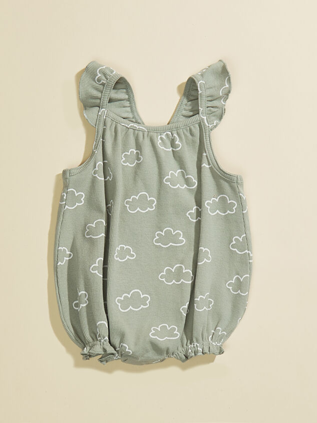 Cloudy Days Ruffle Romper by Quincy Mae - TULLABEE