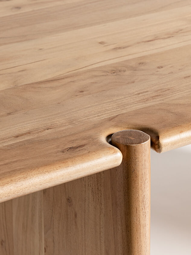 Moss Wood Dining Table Detail 7 - TULLABEE