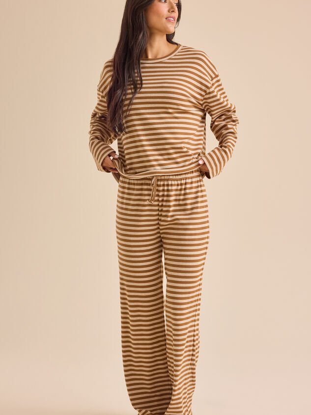 Briley Striped Pants Set - TULLABEE