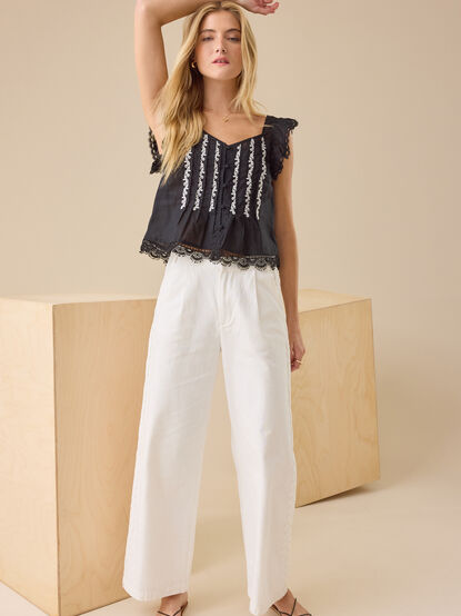 Ruth Embroidered Top - TULLABEE