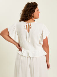 Lucy Ruffle Tank Detail 4 - TULLABEE