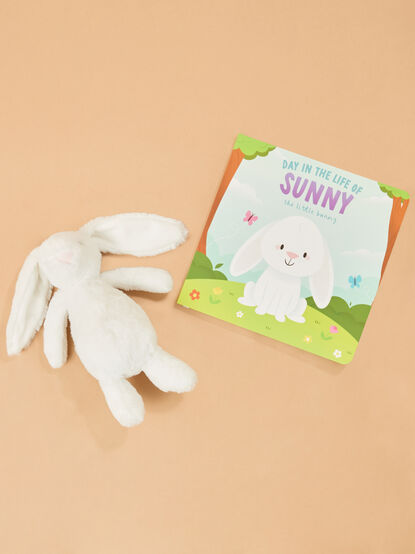 Cottontail Plush Bunny Book by Mudpie - TULLABEE