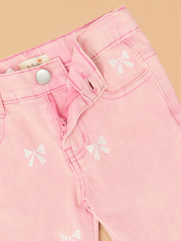 Bianca Bow Flare Jean Detail 2 - TULLABEE