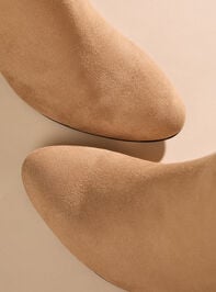 Solana Suede Bootie Detail 3 - TULLABEE