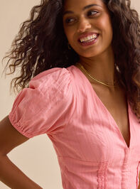 Kat Embroidered Corset Top Detail 2 - TULLABEE