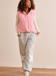 Horizon Puff Quilted Vest Detail 2 - TULLABEE