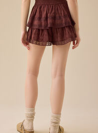Raleigh Layered Lace Shorts Detail 5 - TULLABEE