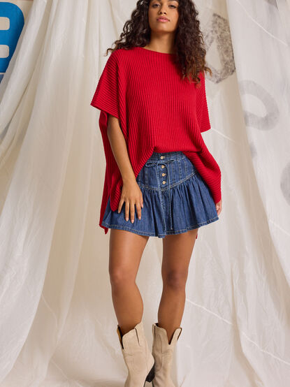 Gracie Pleated Mini Skirt - TULLABEE