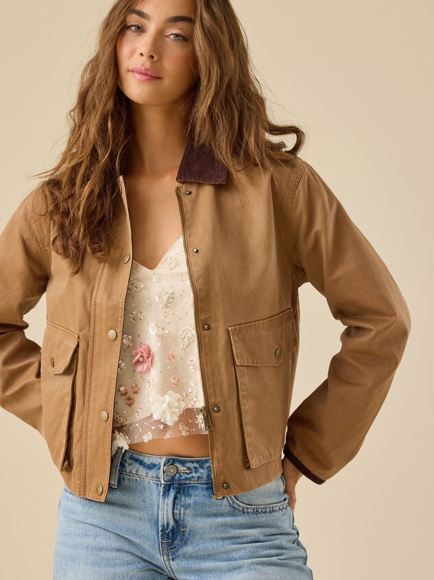Sami Cropped Barn Jacket - TULLABEE