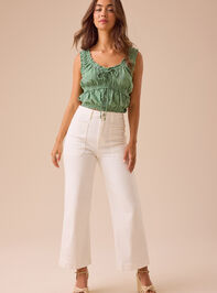 Emma Banded Top Detail 2 - TULLABEE
