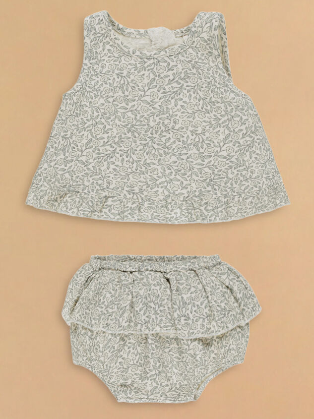 Brielle Floral Tank and Bloomer Set by Quincy Mae - TULLABEE