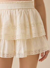Raleigh Layered Lace Shorts Detail 3 - TULLABEE
