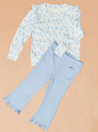 Romi Floral Top and Pant Set - TULLABEE