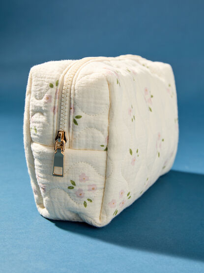 Spring Blossom Rectangle Pouch - TULLABEE