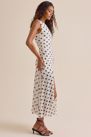 Regan Polka Dot Maxi Dress - Altar'd State - 