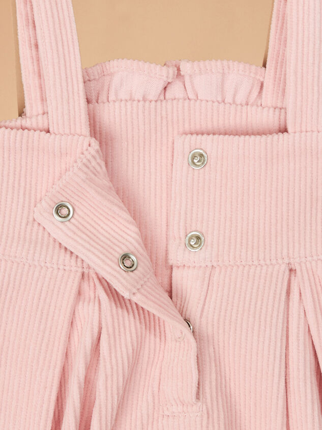 Cary Corduroy Ruffle Jumper Detail 4 - TULLABEE