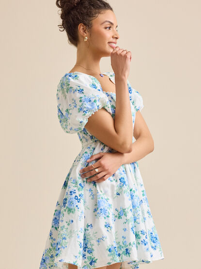 Audra Floral Mini Dress - TULLABEE