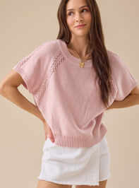 Maci Crochet Boxy Pullover - TULLABEE