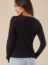 Mandy Long Sleeve Layered Top Detail 4 - TULLABEE