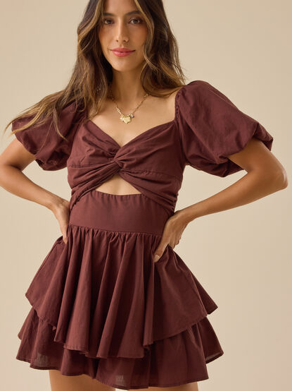 Melanie Puff Sleeve Romper - TULLABEE