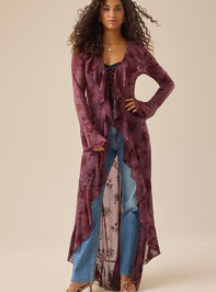 Vivienne Floral Ruffle Kimono - TULLABEE