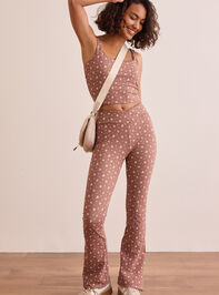 All Set Floral Flare Leggings Detail 2 - TULLABEE